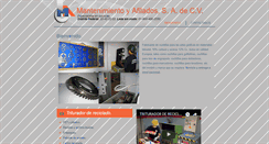 Desktop Screenshot of especialistasencuchillas.com